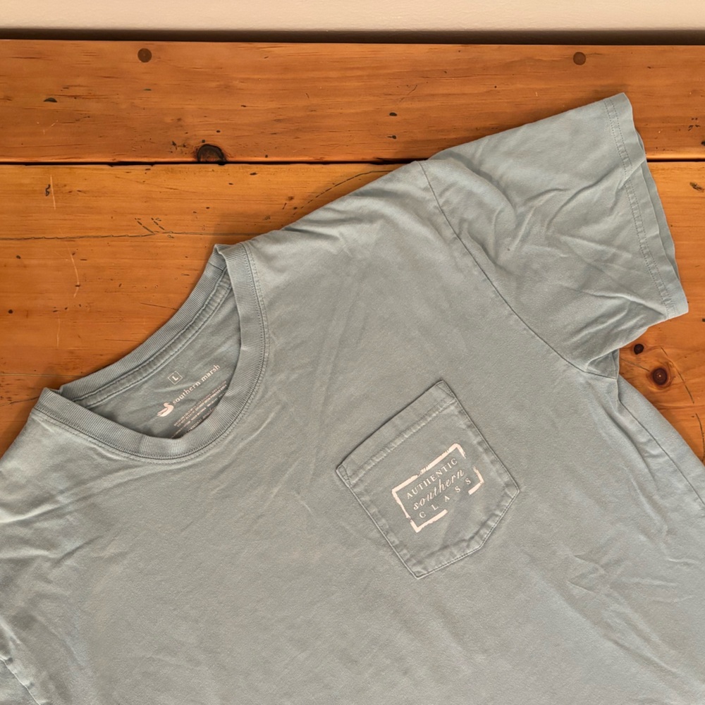 Southern Marsh Light Blue Short Sleeve Tee